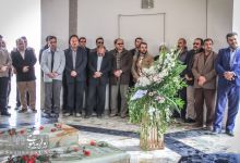 مراسم تجدید میثاق ، گلباران و عطر افشانی در مزار شهدای گمنام دانشگاه های شاهرود 